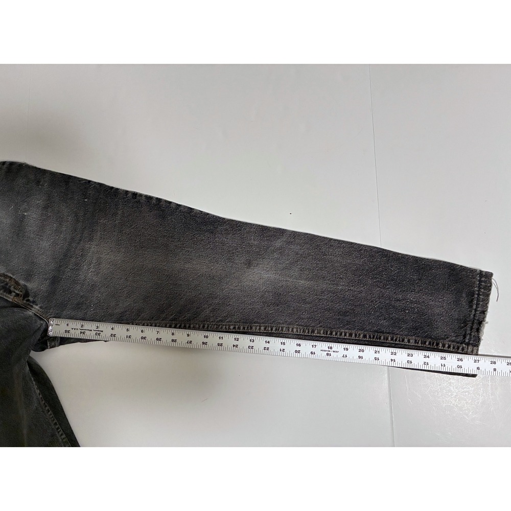 Vintage Levis 17525-0267 Womens 9M High Waisted Mom Jeans Faded Black USA Made - Picture 10 of 11